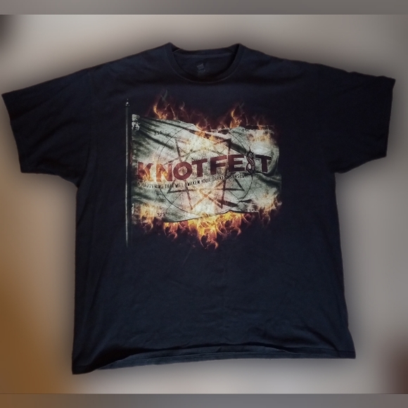 Hanes Other - Slipknot Knotfest 2XL tour shirt